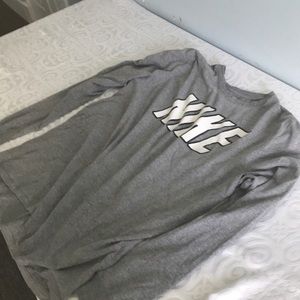 Gray Nike long sleeve